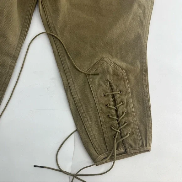 Vintage Boys Scouts Of America Pants Boy Small Green 1910s 1920s Canvas Breaches
